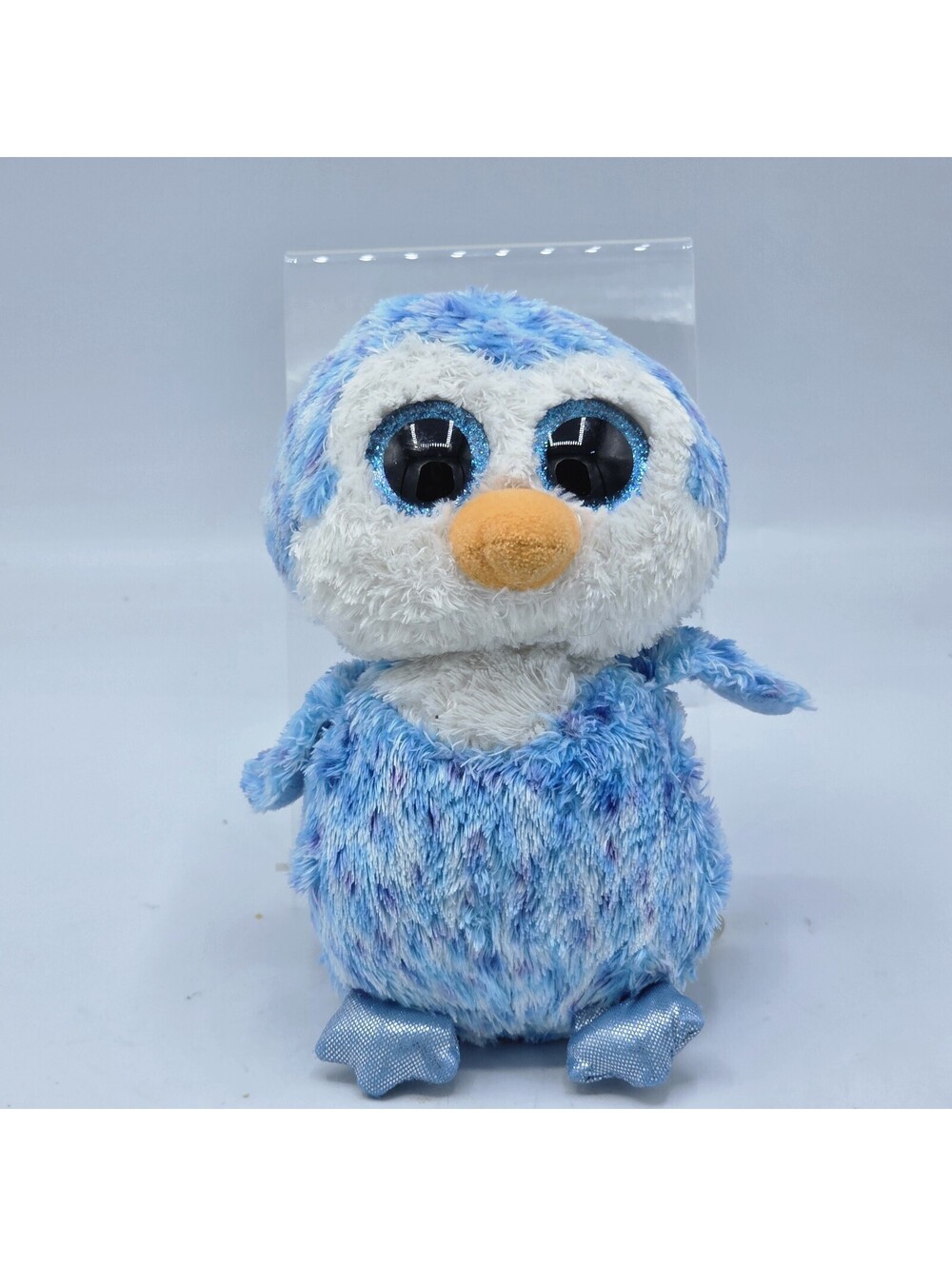 Ty Beanie Boo “Ice Cube” the Blue Penguin - No Hang Tag (6 inch)